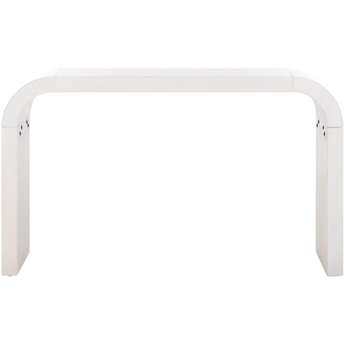 Liasonya Curved Console Table - White Washed - Safavieh : Target