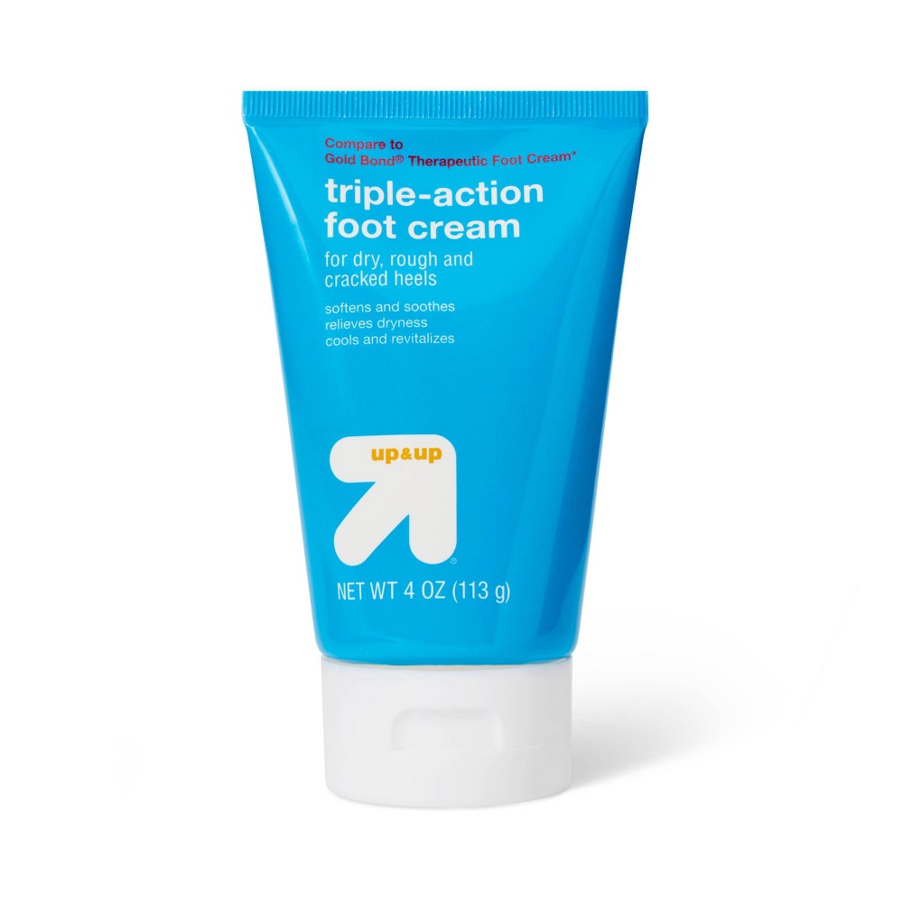 Photos - Cream / Lotion Triple Action Foot Cream - 4oz - up & up™
