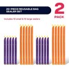 Trending Now Reusable Bag Sealers 20-Piece Set, Small & Large Airtight Food Bag Clips - 2 of 4