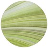 Artichoke Green And Olive Green Abstract Washable Indoor Outdoor Area Rug - 4 of 4