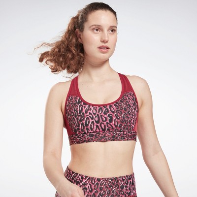 Reebok Lux Vector Racer Sports Bra Xl Vector Navy : Target