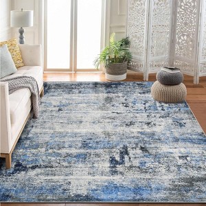 Washable area carpet, abstract carpet, soft living room carpet, living room bedroom dining room carpet - 1 of 4