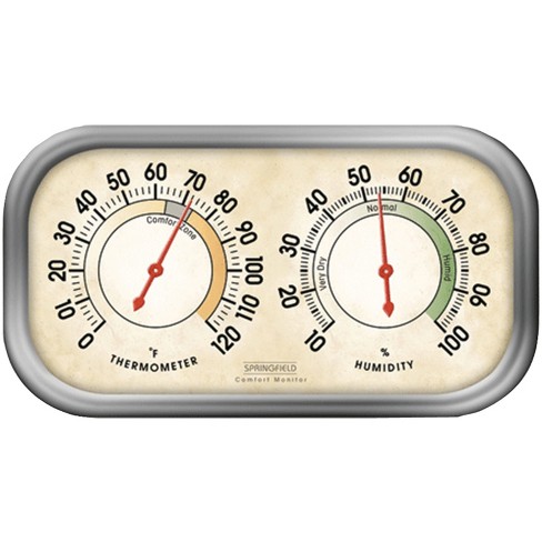 Springfield Precision Instruments Humidity Meter and Thermometer Combo