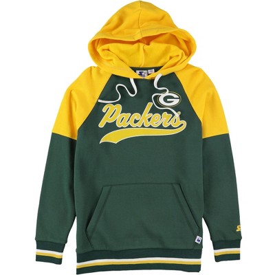 STARTER Womens Green Bay Packers Hoodie Sweatshirt