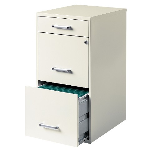 hirsh 3-drawer file cabinet steel : target