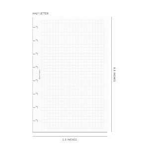 Cloth & Paper A5 Graph Note Planner Inserts - 1 of 4