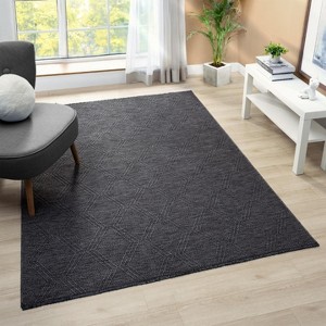 Luxe Weavers Modern Farmhouse Washable Indoor Area Rug Anti-Slip Carpet - 1 of 4