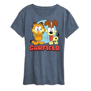 Women's - Garfield - Garfield Odie Doodle Short Sleeve Graphic T-Shirt - 1 of 4