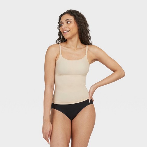 Assets Spanx Womens Tan Body Suit Size Small