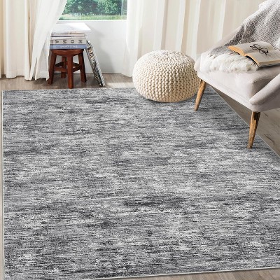 Runner Rug Washable Runner Rug Modern Abstract Runner Mat Hallway Contemporary Solid Rug Non-Slip Foldable Aesthetic Accent Floor Carpet