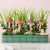 4-Pack of Outdoor Miniature Ceramic Mushrooms for Garden Planter Decorations, Fairy Figurines for Pots, Outside, Yard, Plant Decor, 5 Inches in Height - image 4 of 4