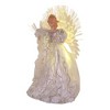 Kurt Adler 18" White and Silver Fiber-Optic LED Angel Treetop - 3 of 4