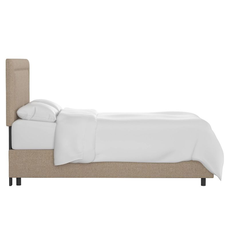 Skyline Furniture Empire Linen Upholstered Bed, 4 of 8