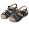 Collections Etc Decorated Adjustable Soft Padded Insoles Sandals - 3 of 4