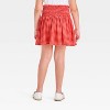 Girls' Hello Kitty Ruched Waist Skirt - Red - 2 of 3