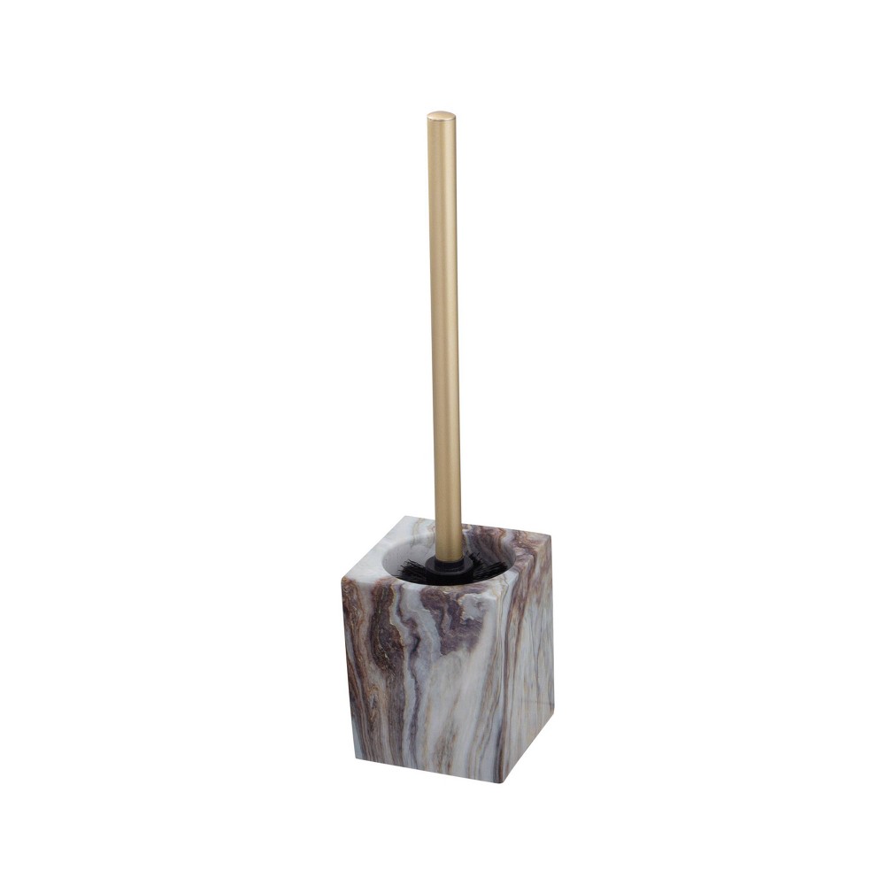 Photos - Toilet Brush Elle Decor Agate Square Bowl Brush - Elle Décor 