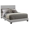 Queen Size Platform Bed with Upholstered Headboard for Bedroom - 2 of 4