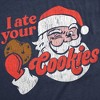Mens Funny T Shirts I Ate Your Cookies Sarcastic Santa Claus Graphic Novelty Christmas Tee For Men - Crazy Dog Men's T Shirt Gift For Christmas - 2 of 4