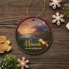 Hawaii Volcanoes National Park Retro Style Ornament, Hawaii USA Tourist Attraction and Gift| OrnamentallyYou - 4 of 4
