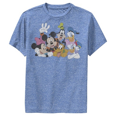 Boy's Disney Club House Group Shot Performance Tee - Royal Blue Heather ...