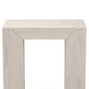 Plank+Beam Modern Rectangular Side Table with Shelf, 25", Solid Wood Narrow End Table for Living Room with Storage - image 3 of 4