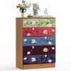Karl Home 6-Drawer Brown Particle Board 25.98in. W Chest of Drawer - 2 of 4