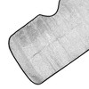 Unique Bargains Front Rear Double Windshield for Car Auto Aluminum Foil Automotive Sunshades Silver Tone 1 Pc - 4 of 4