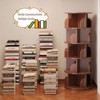 Sapphtopaz 360° Rotating Bookcase with Storage, Space Saving Display Round Spinning Bookshelf Shelf Tower for Small Spaces, Office - 4 of 4
