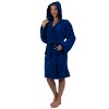 Alpine Swiss Stacy Women Hooded Bathrobe Cotton Terry Cloth Robe for Women Super Absorbent Quick Drying Luxury Hotel Spa Robe - 4 of 4