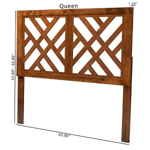 Baxton Studio Aliya Wood Headboard - 1 of 4