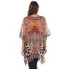 Maternity Plus Size Short Caftan with Tie-up Neckline - White Mark - 3 of 4