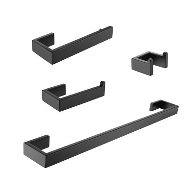 DOMETOUR 4- Piece Stainless Steel Bathroom Hardware Set
