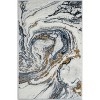 Luxe Weavers Marble Effect Abstract Indoor Area Rug - 2 of 4