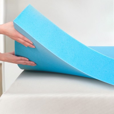 4" Medium Gel Memory Foam Mattress Topper