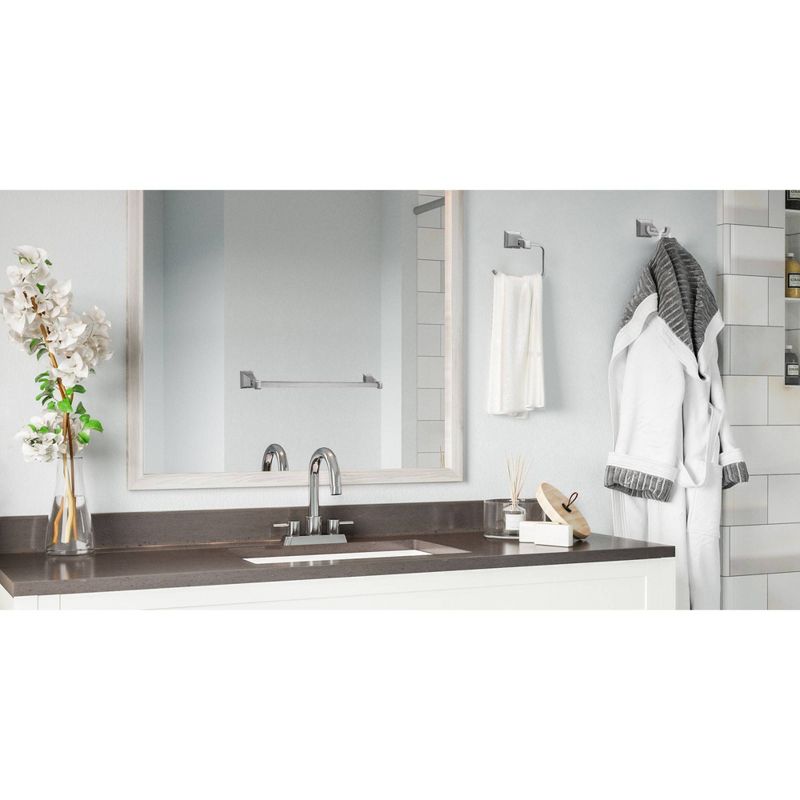 24&#34; Torino Classic Modern Towel Bar Satin Nickel - Design House, 3 of 7