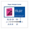 PrintWorks Professional Color Cardstock, 65 lb Cover Weight, 8.5 x 11, Fuchsia, 250/Ream - 4 of 4