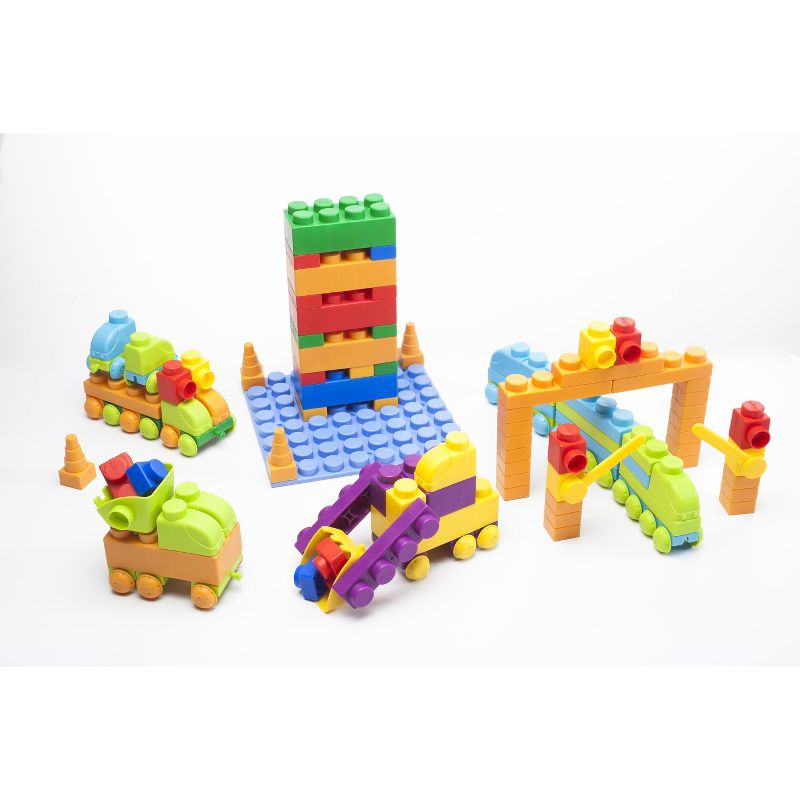 UNiPLAY Traffic Series — Toy Stacking Blocks, Set for Creativity, Early Learning Toy, Build Your Own Vehicles for Ages 3 Years Old and Up, 4 of 8