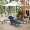 Resenkos Outdoor Versatile Chair With Face Cavity - 5-Level Adjustable Lounge Chair for Beach & Pool Relaxation, - 4 of 4