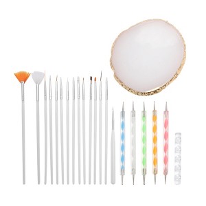 Unique Bargains Portable Nail Art Palette for Women 1 Set - 1 of 4