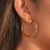 Vuskdtei18K Gold Plated Flower Dangle Earrings for Women, Hypoallergenic Cubic Zirconia Earrings, Elegant Chandelier Drop Earrings - 3 of 4