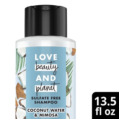 Love Beauty and Planet Volume and Bounty Sulfate-free Thickening Shampoo For Thin and Fine Hair Coconut Water & Mimosa Flower - 13.5 fl oz