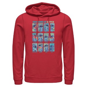 Men's Lilo & Stitch Emotions of 626 Pull Over Hoodie - 1 of 4