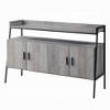 52" Metal Modern Industrial 4-Door TV Stand with 1 Shelf for TVs up to 50 Inches for Living Room and Bedroom - 3 of 4
