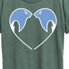 Women's - Instant Message - Sting Ray Heart Short Sleeve Graphic T-Shirt - 2 of 4