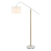 Levitt 61" Floor Lamp - FLL4134 - White/Natural - Safavieh - 2 of 4