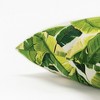 HomeRoots 22" Green and White Tropical Indoor Outdoor Throw Pillow - 4 of 4