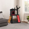 Karl Home 41 inch Halloween Gothic 2-Tier  Cat Tree - 2 of 4