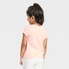 Toddler Girls' Heart Short Sleeve T-Shirt - Cat & Jack™ Light Pink - image 2 of 3