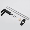 ChicFurnit Bathroom Sink Faucets Modern Waterfall Single Handle Faucet Single Hole Sink Faucet for Bathroom Vanity, Black, 12.99"*8.27"*2.76" - 4 of 4