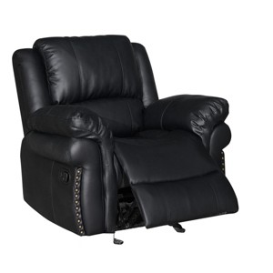 Hybition Leather Recliner Living Room Seat Chair with Adjustable Footrest - 1 of 3